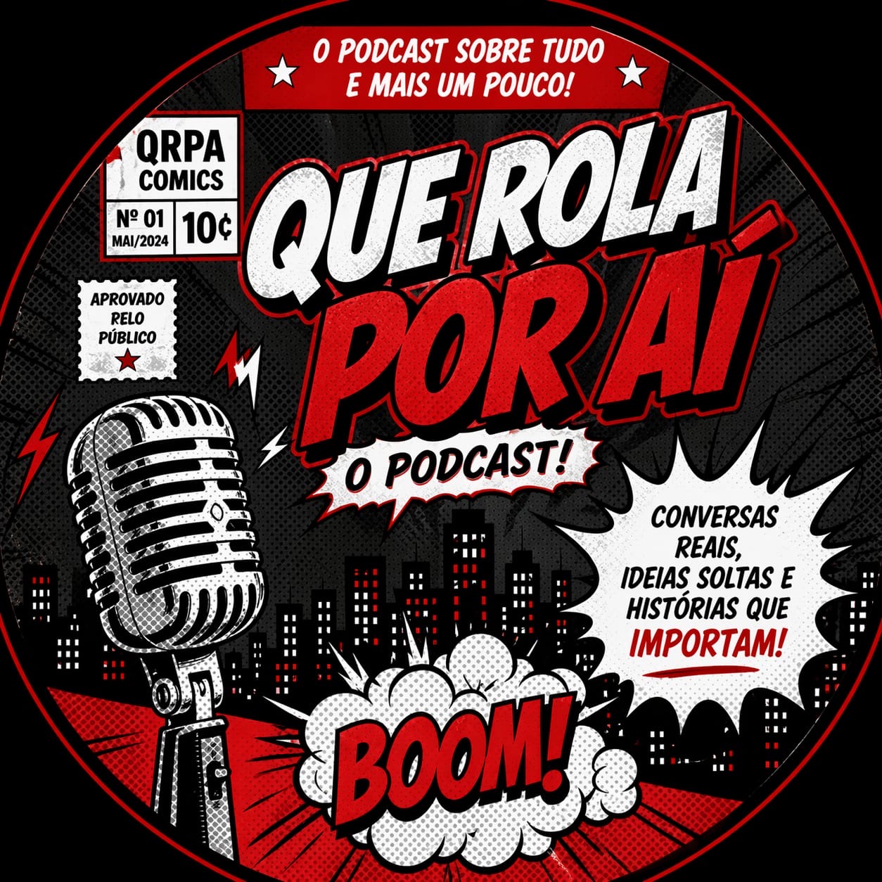 Selo O podcast sobre tudo e mais um pouco
